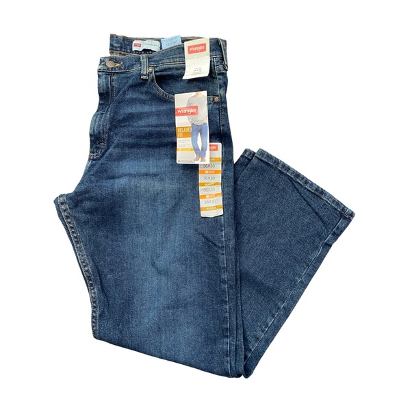 WRANGLER Relaxed Fit Mens Jeans - Picture 1 of 6